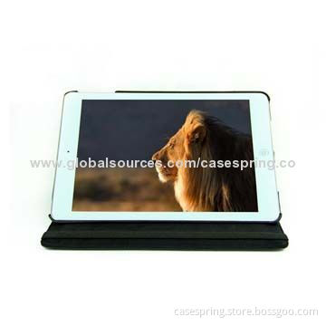 Leather Case for iPad 2/3/4, 360 Degrees Rotation Convenient Visual